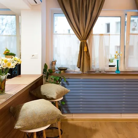 Artsy Studio-cismigiu Park Apartment Bucharest